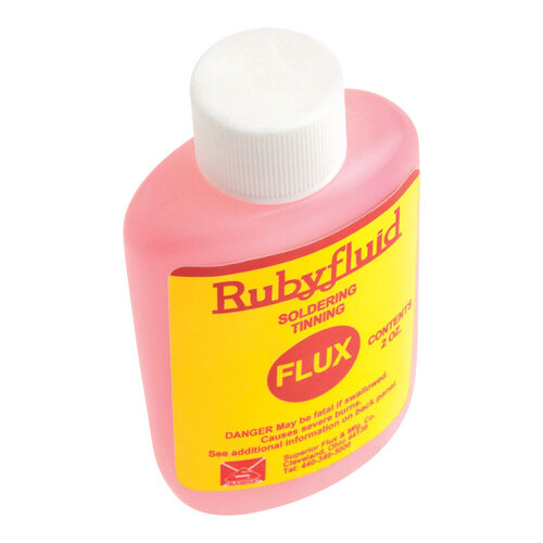 Soldering Liquid Flux Ruby Fluid 2 oz Lead-Free