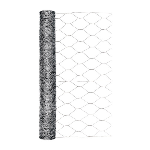 Garden Craft 182450 Poultry Netting 24" H X 50 ft. L 20 Ga. Silver Silver