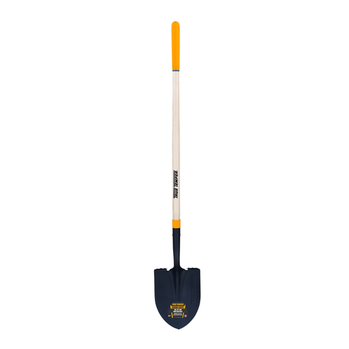 True Temper 2585600 Shovel 57 Steel Round Digging Wood Handle Black