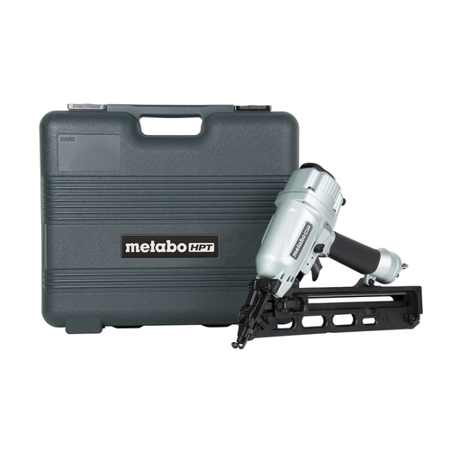 Metabo HPT NT65MA4M NT65MA4 Pneumatic Nailer, 100 Magazine, Strip Collation, 1-1/4 to 2-1/2 in L Fastener, 0.045 scfm Air