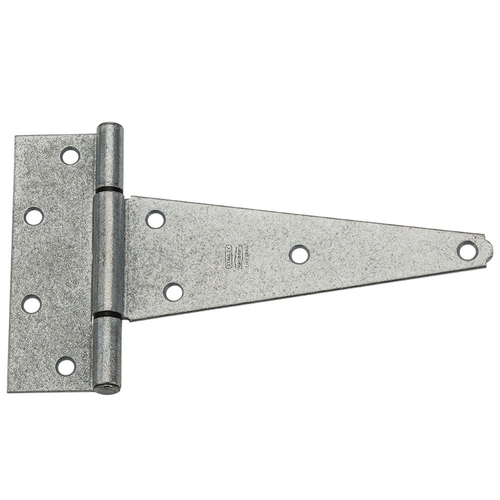 Extra Heavy Duty T-Hinge 8" L Galvanized Galvanized Pair