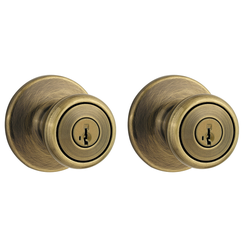 Entry Knobs Tylo Antique Brass 1-3/4" Antique Brass