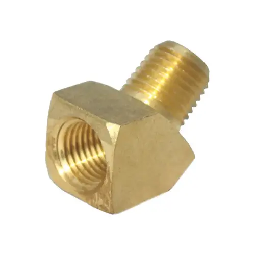 45 Degree Street Elbow 3/8" FPT X 3/8" D MPT Brass