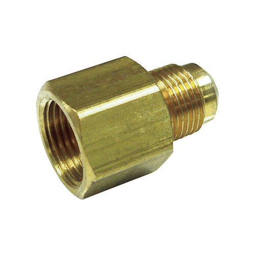 JMF COMPANY 4506010-XCP5 Reducing Adapter 3/8" Female Flare T X 1/2" D Male Flare Brass - pack of 5