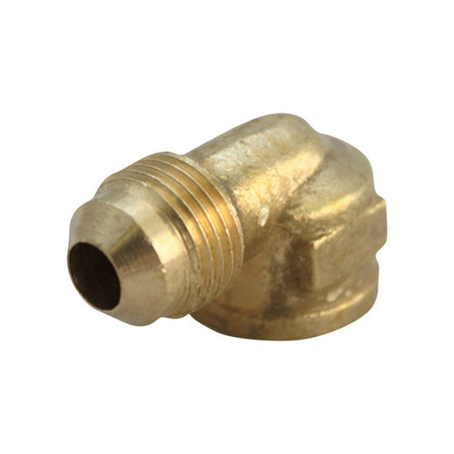 90 Degree Elbow 1/2" Flare T X 3/4" D FPT Brass