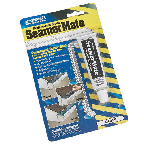 Amerimax 85127 Sealant SeamerMate Gray Silicone Gutter 1 oz Gray