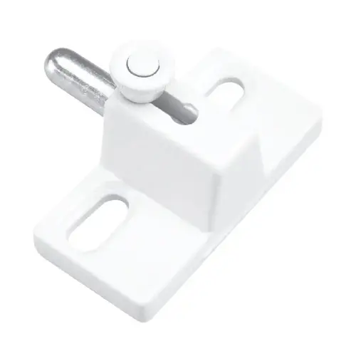 Sliding Door and Window Lock White Die-Cast Zinc White