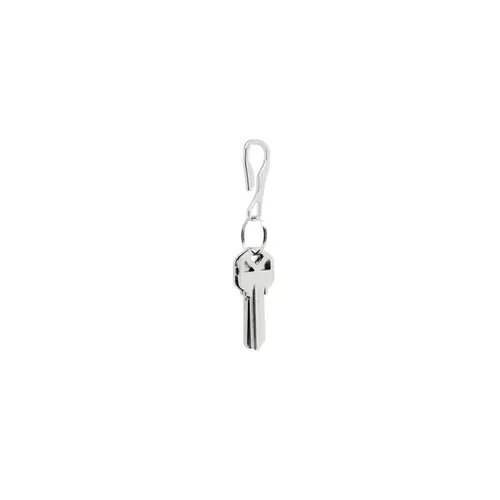 KeySmart KS805-SS Key Ring Stainless Steel Silver U-Shaped Silver