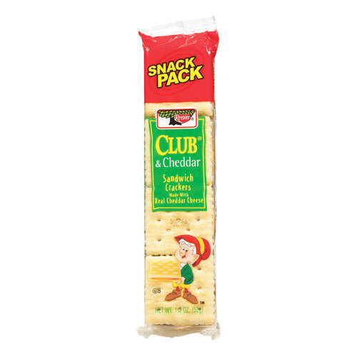 Keebler 21161 Crackers Club and Cheddar 1.8 oz Pouch