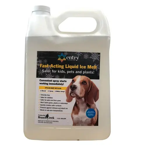 Branch Creek 426122 Ice Melt Entry Blended Pet Friendly Liquid 1 gal