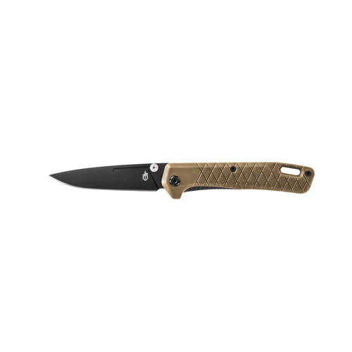 Folding Knife Coyote Brown Steel 7.2" Zilch