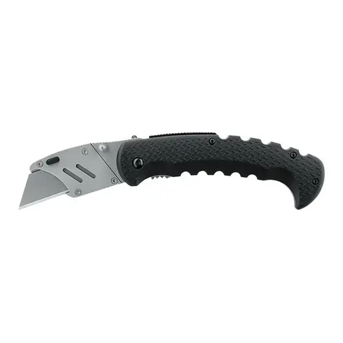 Pro Razor Knife 7.4" Folding Black Black