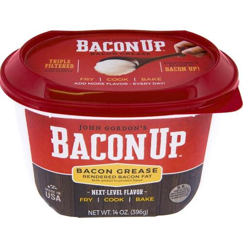 Bacon Up 56219 Bacon Grease John Gordon's 14 oz Boxed