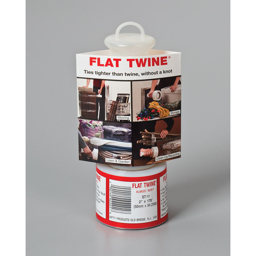 Flat Twine FST11 F Stretch Film, 178 ft L, 2 in W, Clear
