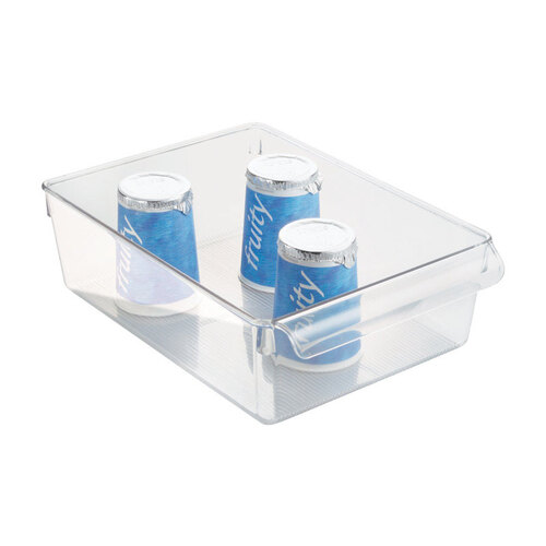 Storage Bin 3.5" H X 8" W X 11.5" D Stackable Clear