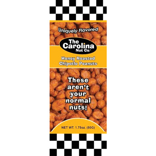 The Carolina Nut Company 8811CNHR Peanuts Honey Roasted Chipotle 1.75 oz Tube Bag