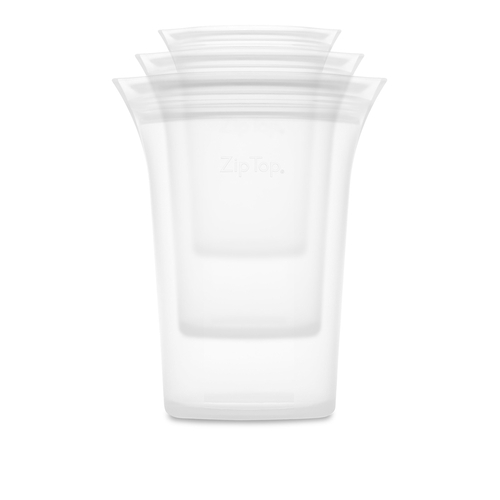 Zip Top Z-CUP3A-01 Food Storage Container Set Frost Frost