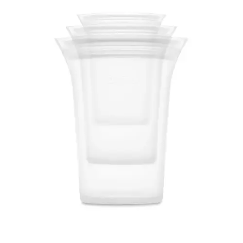 Zip Top Z-CUP3A-01 Food Storage Container Set Frost Frost