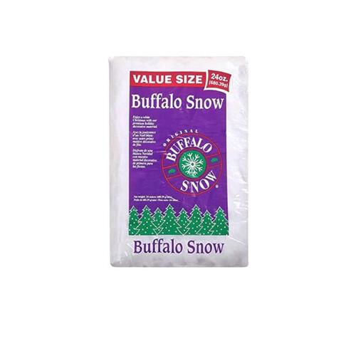 BUFFALO BR0074XCP12 Artificial Snow Snow Fluff Polyester pack of 12