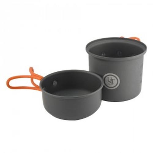 UST Brands 20-02743 Cookware Set Solo Gray/Orange Gray/Orange
