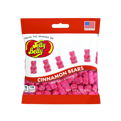 Jelly Belly 45010 Gummi Bears Cinnamon 3 oz