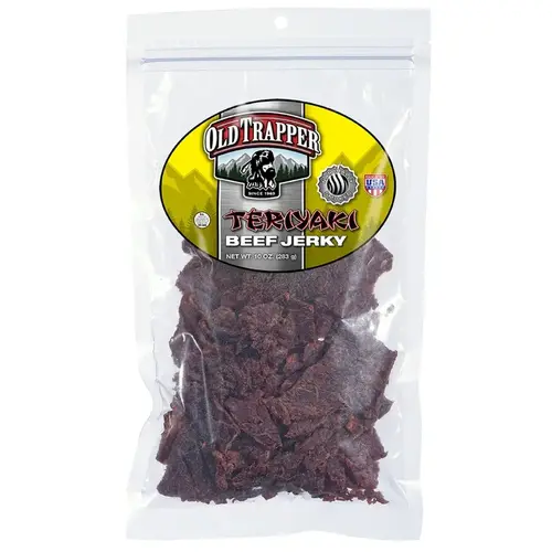 Old Trapper 22312T Beef Jerky Teriyaki 10 oz Bagged