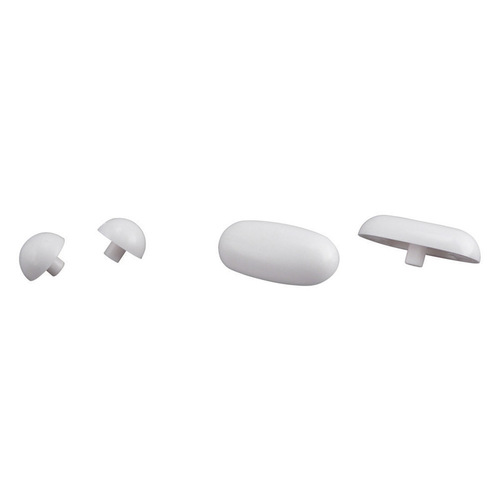 Plumb Pak PP83641 Toilet Seat Bumpers White Plastic White
