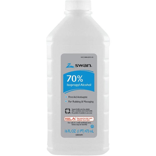 70% Isopropyl Rubbing Alcohol 16 oz - pack of 12