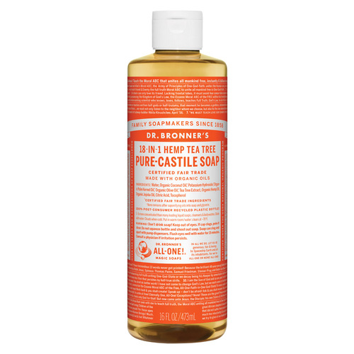 Dr. Bronner\'s CSTT16 Shampoo and Body Wash Dr. Bronner's Organic Tea