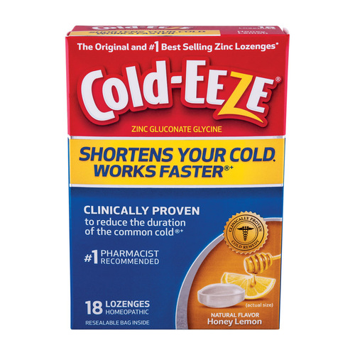 Cold Remedy Lozenges Honey Lemon Flavored