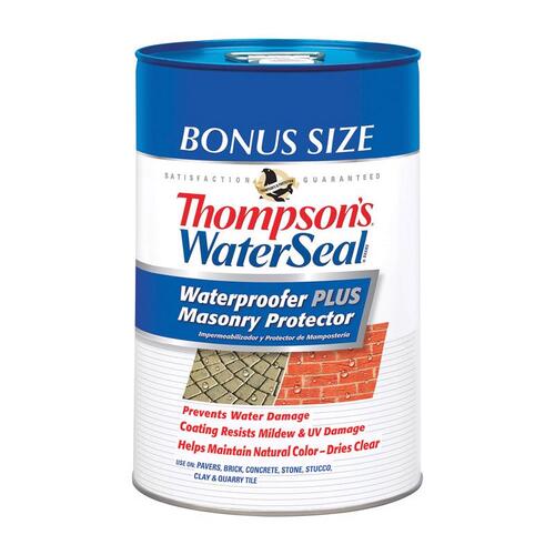 Masonry Waterproof Sealer Waterproofer Plus Masonry Protector Clear 6 gal Clear