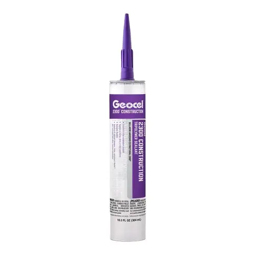GEOCEL 26900 Geocel ROOF PRO Series 26900 Tripolymer Sealant, Crystal Clear, Liquid, 10.3 oz Cartridge