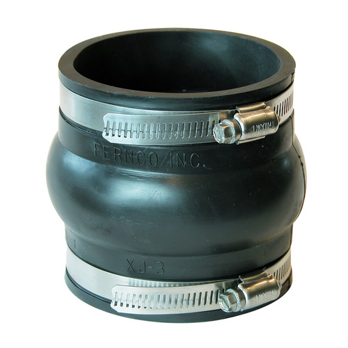 Expansion Joint Coupling, 3 in, PVC, 4.3 psi Pressure