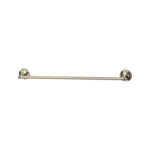 Towel Bar Brushed Nickel 18" L Zinc Brushed Nickel