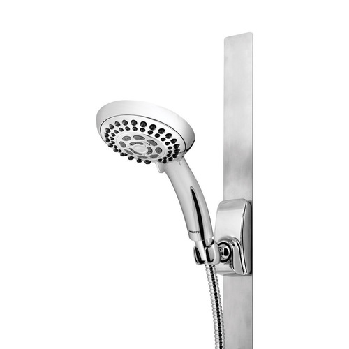 Showerhead With Slide Bar Chrome Five settings 2.5 gpm Chrome