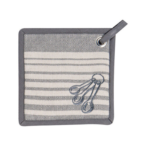 Kay Dee R3232-XCP6 Pot Holder Graphite Cotton Graphite - pack of 6