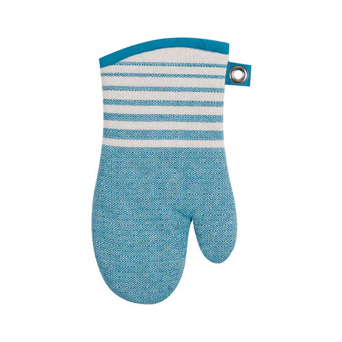 Oven Mitt Teal Cotton Teal - pack of 3