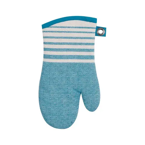 Oven Mitt Teal Cotton Teal