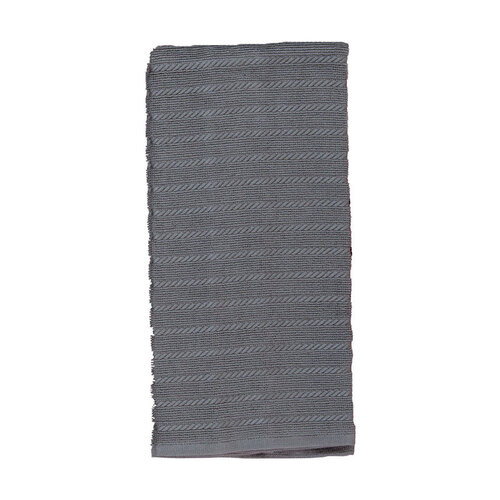 Kay Dee R3230-XCP6 Kitchen Towel Cooks Kitchen Graphite Cotton Graphite - pack of 6