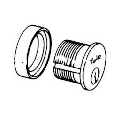 2153 Standard Mortise Cylinder, Satin Bronze 2153 Standard Mortise Cylinder, Satin Bronze