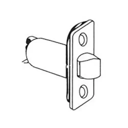 2-3/8" Square Corner Privacy Spring Latch for 3500 Series Satin Chrome Finish - * Not Returnable *