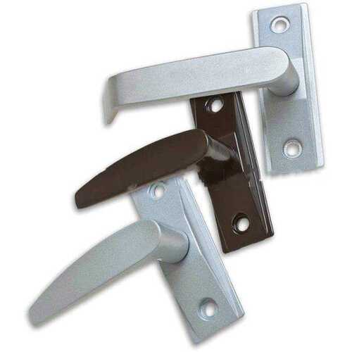 Aluminum Door Lever Trim, Euro Return Lever, Right Hand, 1-3/4" to 2" Doors, Aluminum