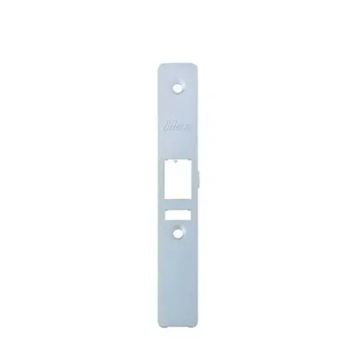 FP-DL-B Beveled Faceplate, RH, Satin Aluminum Clear