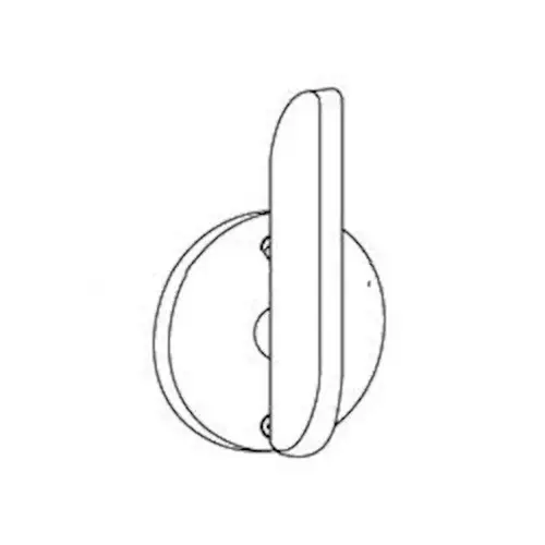 L Series ADA EZ Thumbturn for 1-3/8" to 1-7/8" Door Satin Bronze Finish