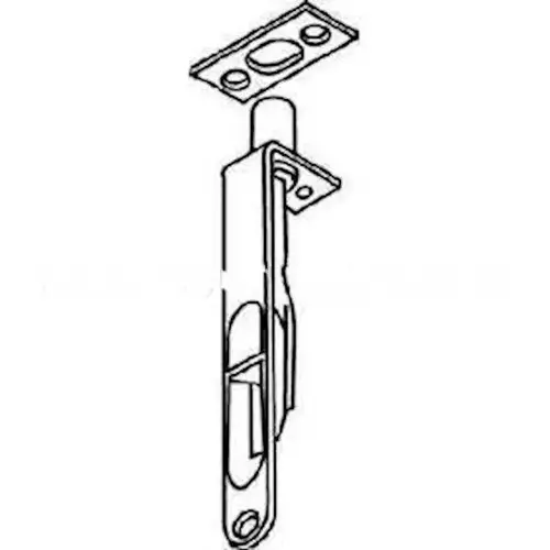 3999 Manual Flushbolt, Satin Chrome