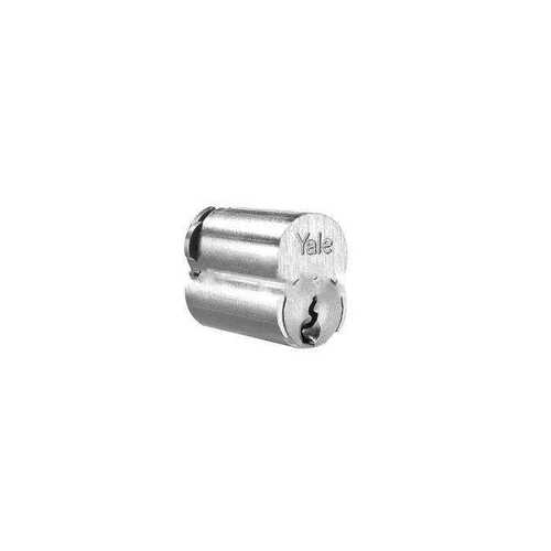 Large Format IC 6 Pin Cylinder with GG Keyway US26D (626) Satin Chrome Finish