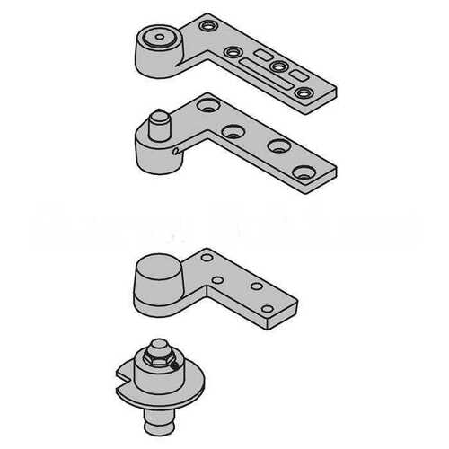 7222 3/4" Offset Pivot Set - LH, Dark Bronze Painted