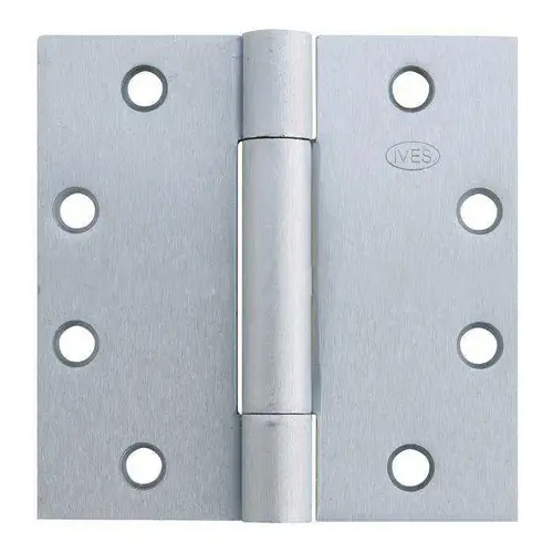 4 1/2" x 4 1/2" 3CB1 Standard Weight Full Mortise Hinge-NRP, Primed for Paint