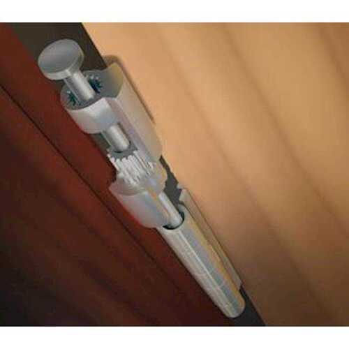 Door Saver 3 Low Profile Doorstop Satin Nickel