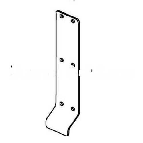 1820 Pull Plate, Satin Stainless Steel